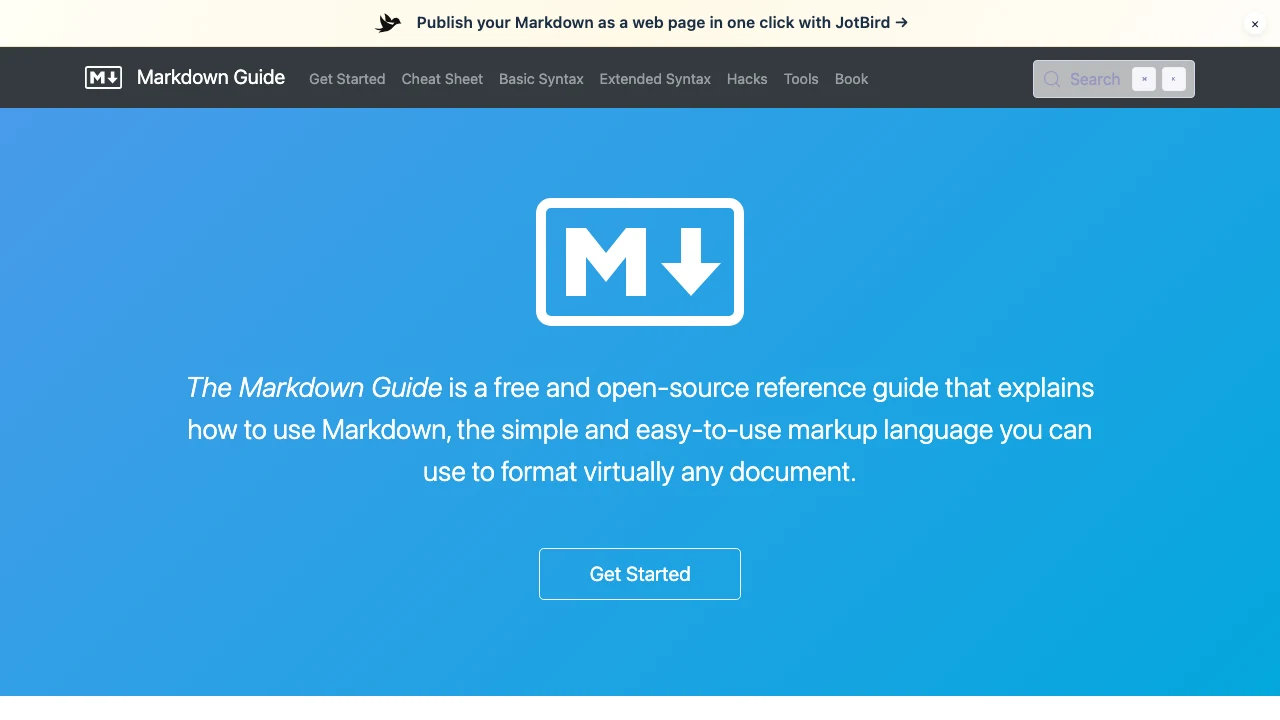 The Markdown Guide