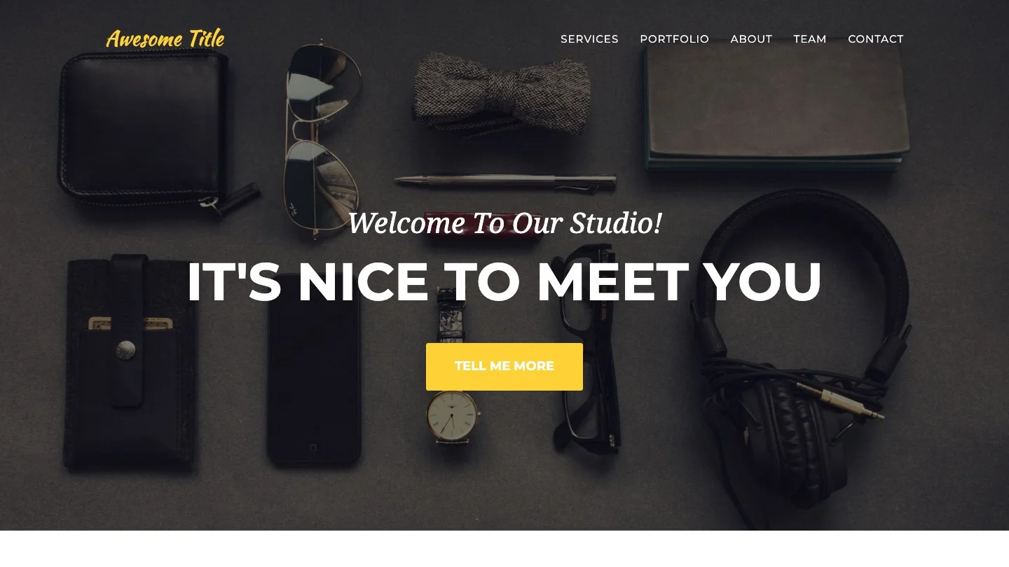 Agency Jekyll Theme screenshot 1