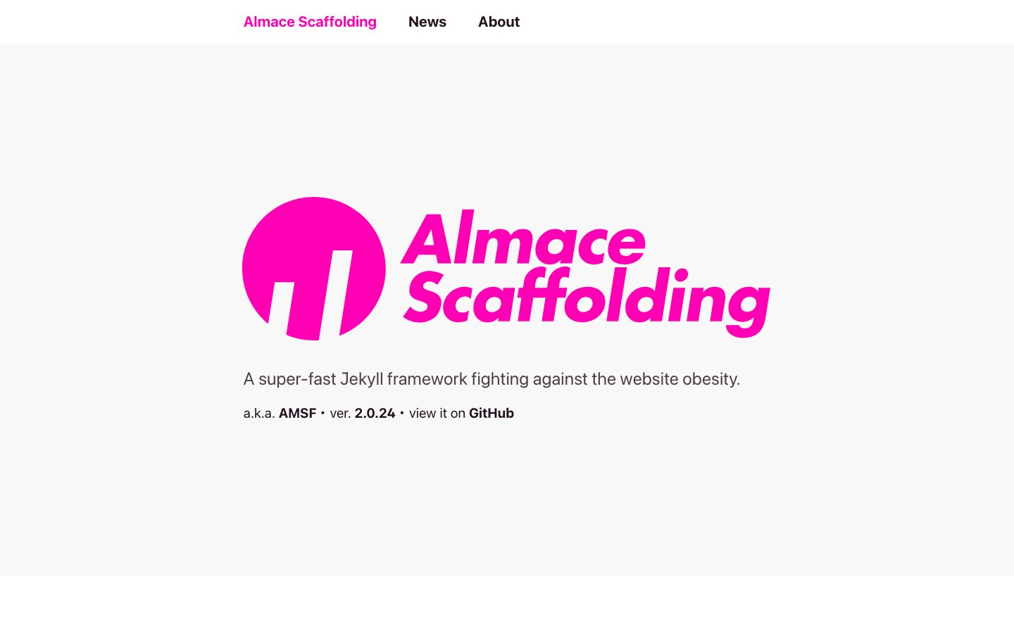 Almace Scaffolding screenshot 1