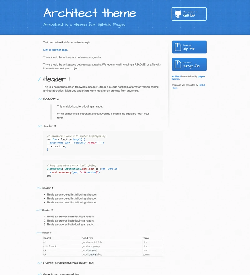 Architect preview
