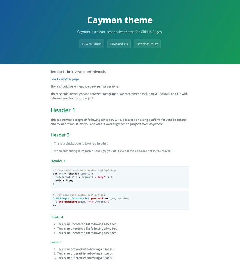 Cayman preview
