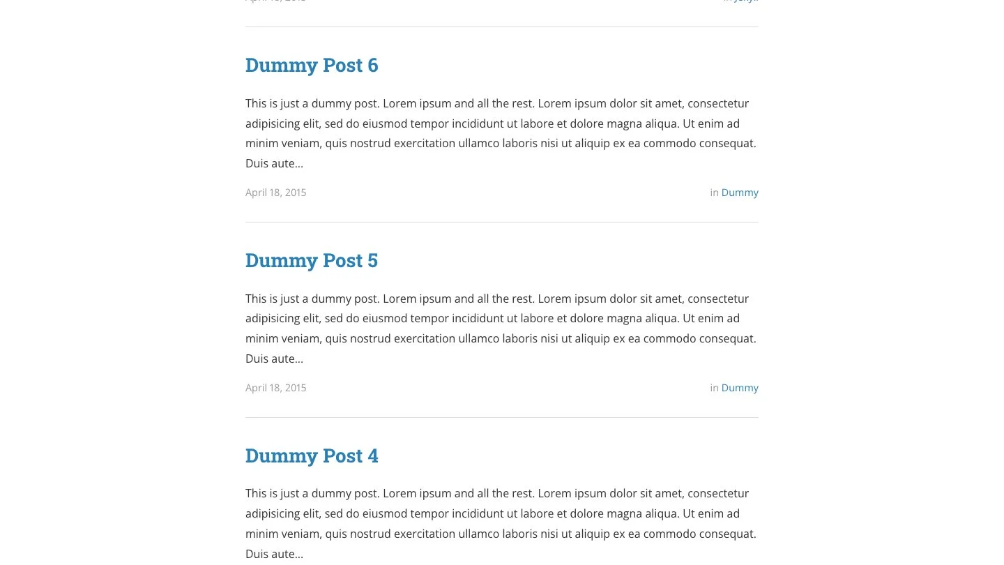 Centrarium Jekyll Theme screenshot 2