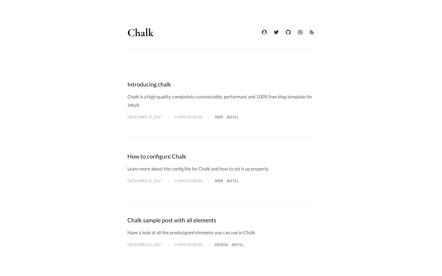 Chalk screenshot 1