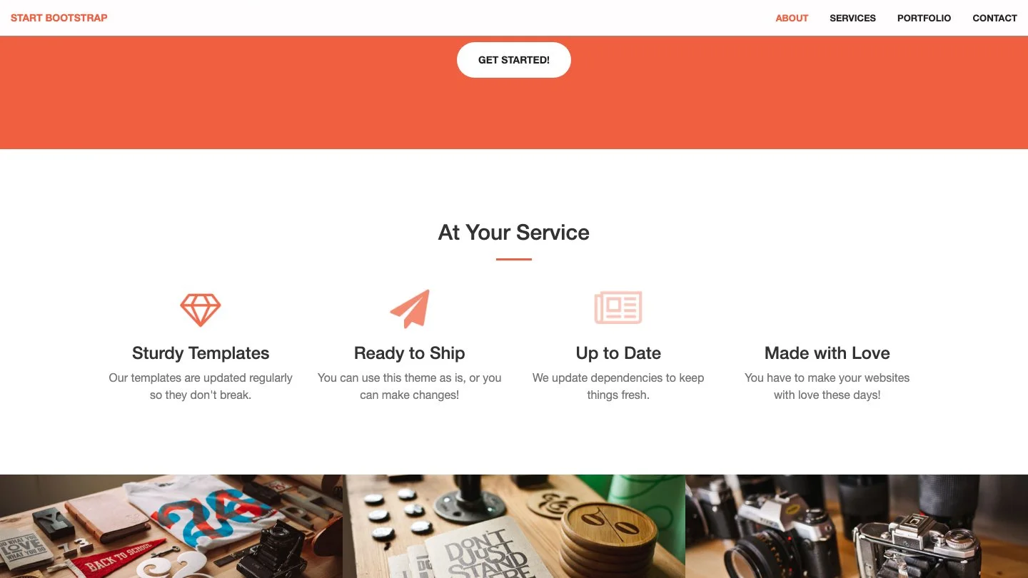 Creative Jekyll Theme screenshot 2