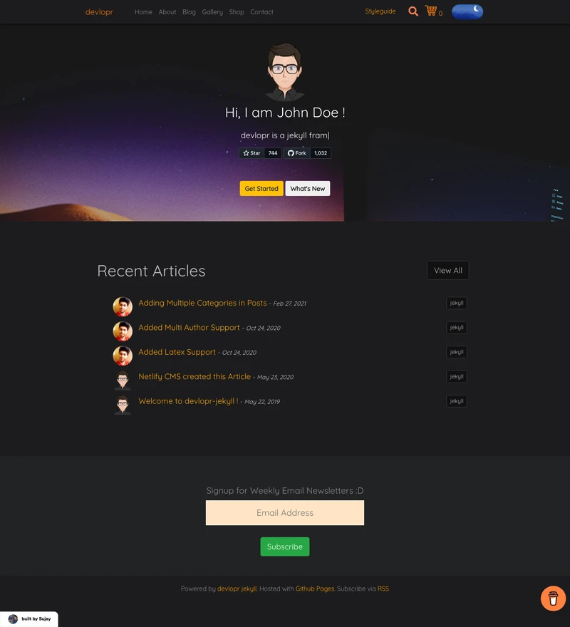 Devlopr preview