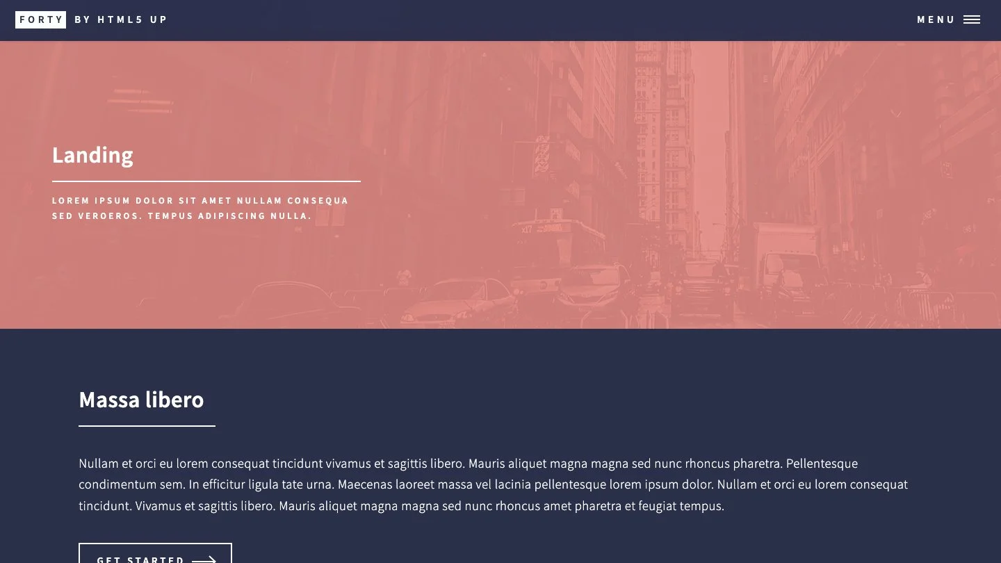 Forty Jekyll Theme screenshot 2