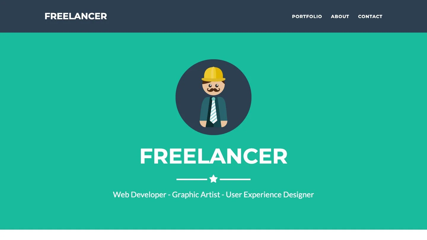 Freelancer Jekyll Theme screenshot 1