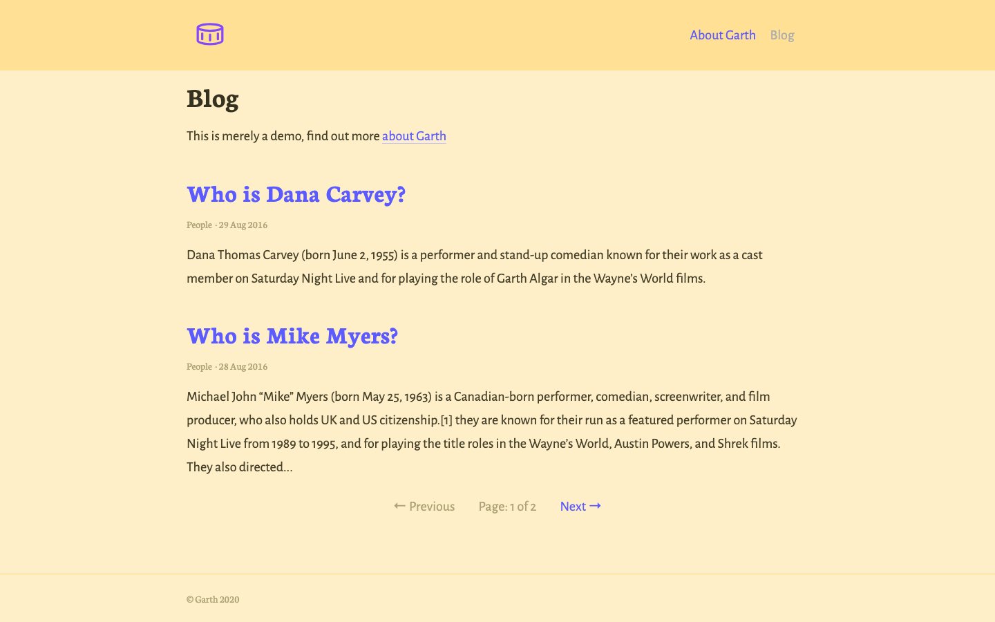 Garth screenshot 3