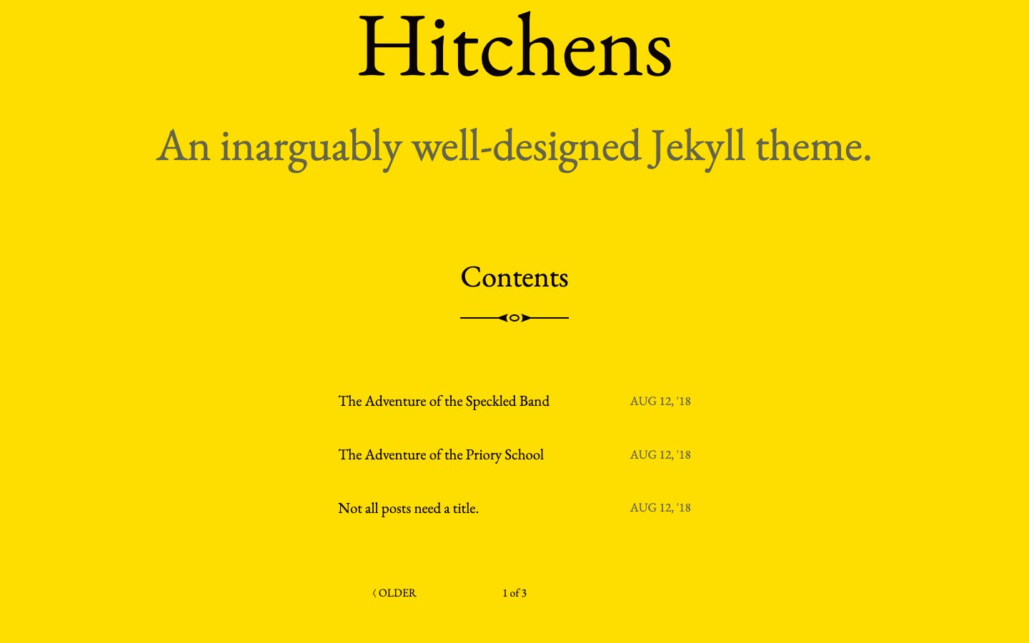 Hitchens screenshot 2
