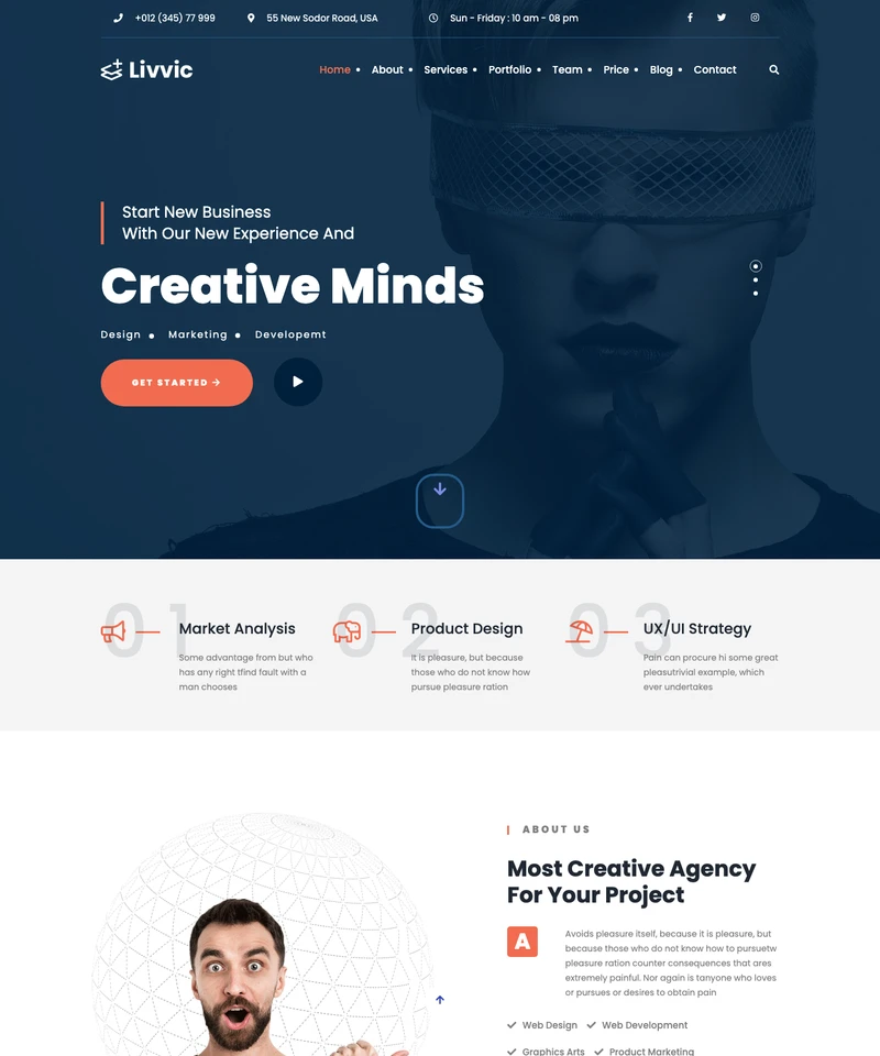 Livvic Jekyll Theme