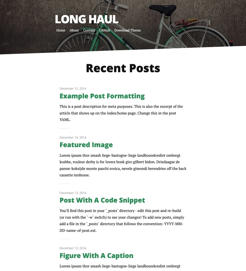Long Haul preview