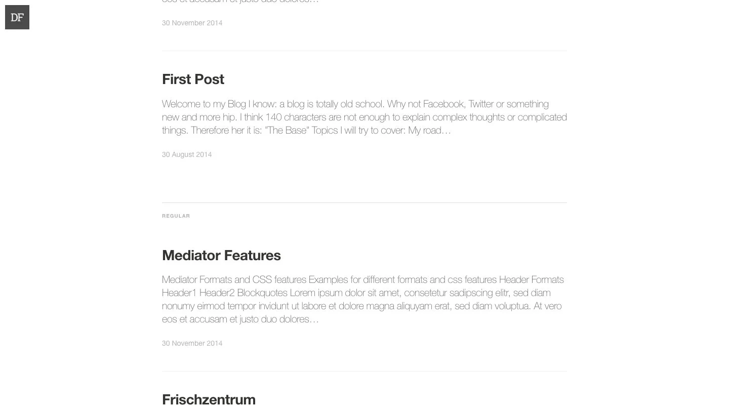 Mediator Jekyll Theme screenshot 2