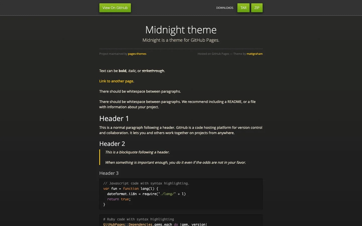 Midnight screenshot 1