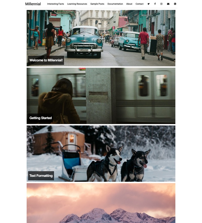 Millennial preview