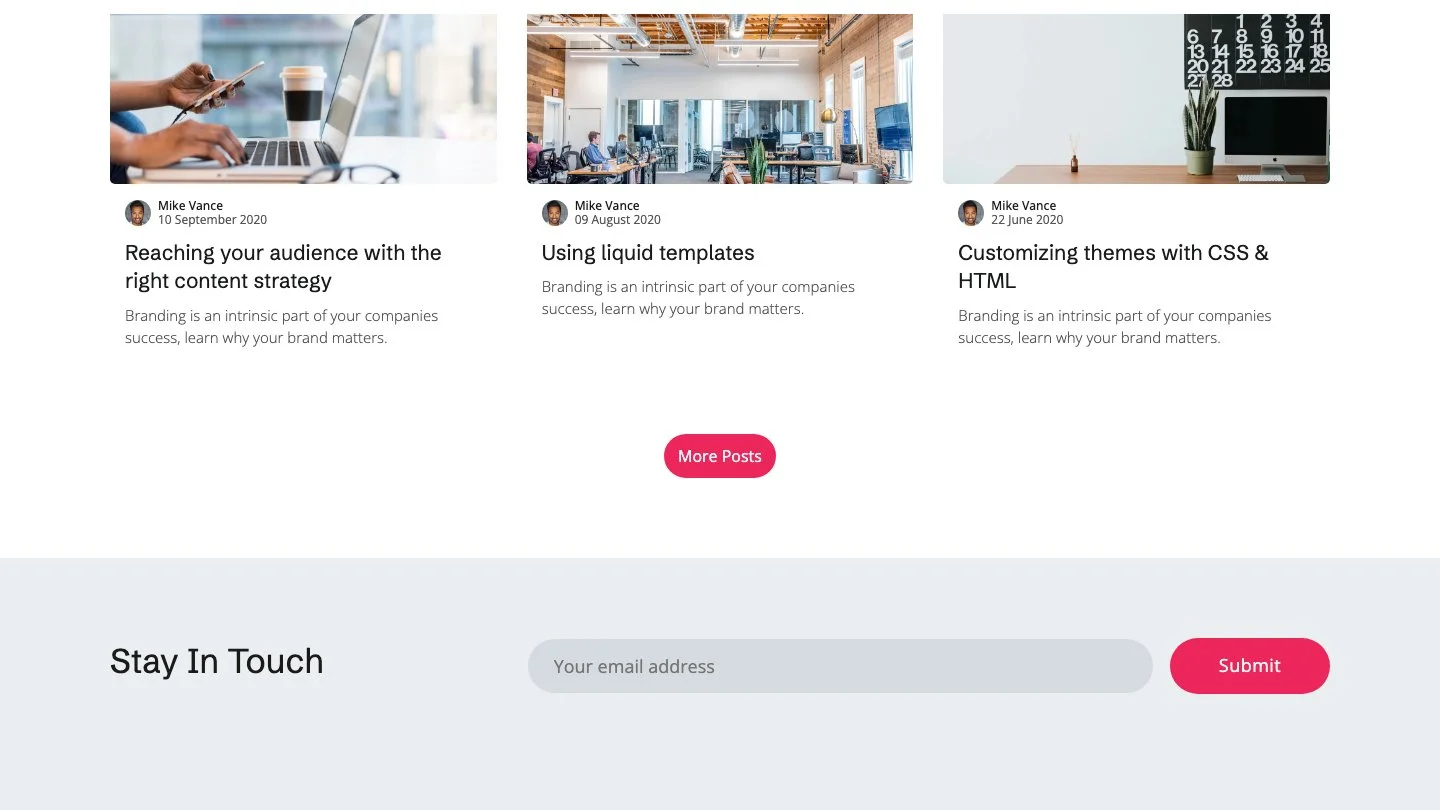 Origin Jekyll Theme screenshot 3