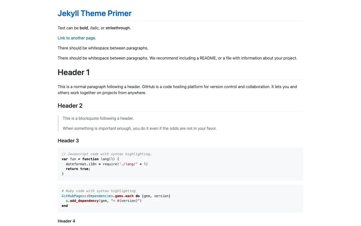 Primer screenshot 1