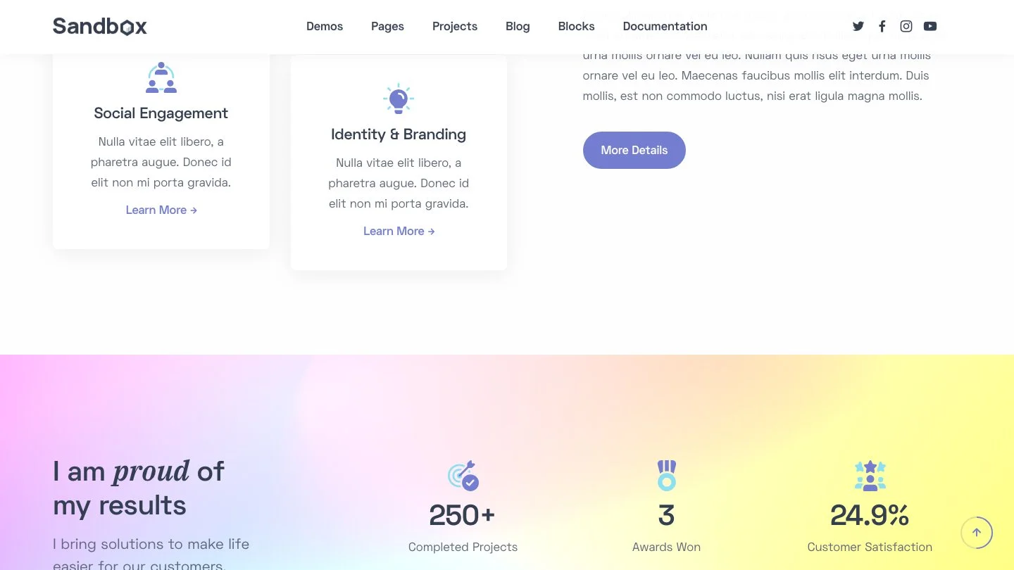 Sandbox Jekyll Theme screenshot 2