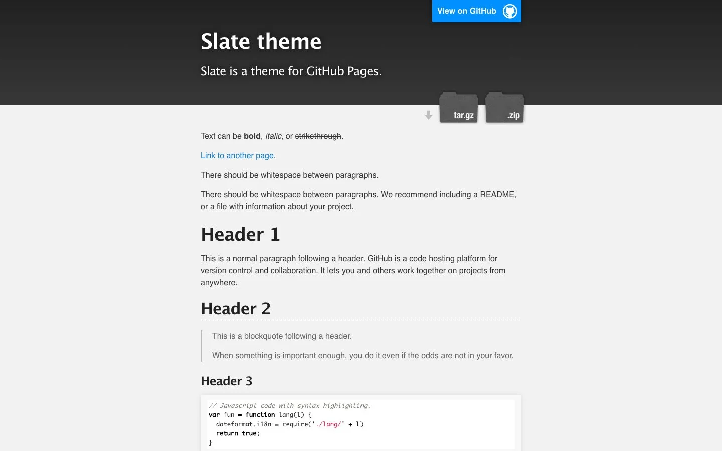 Slate screenshot 1