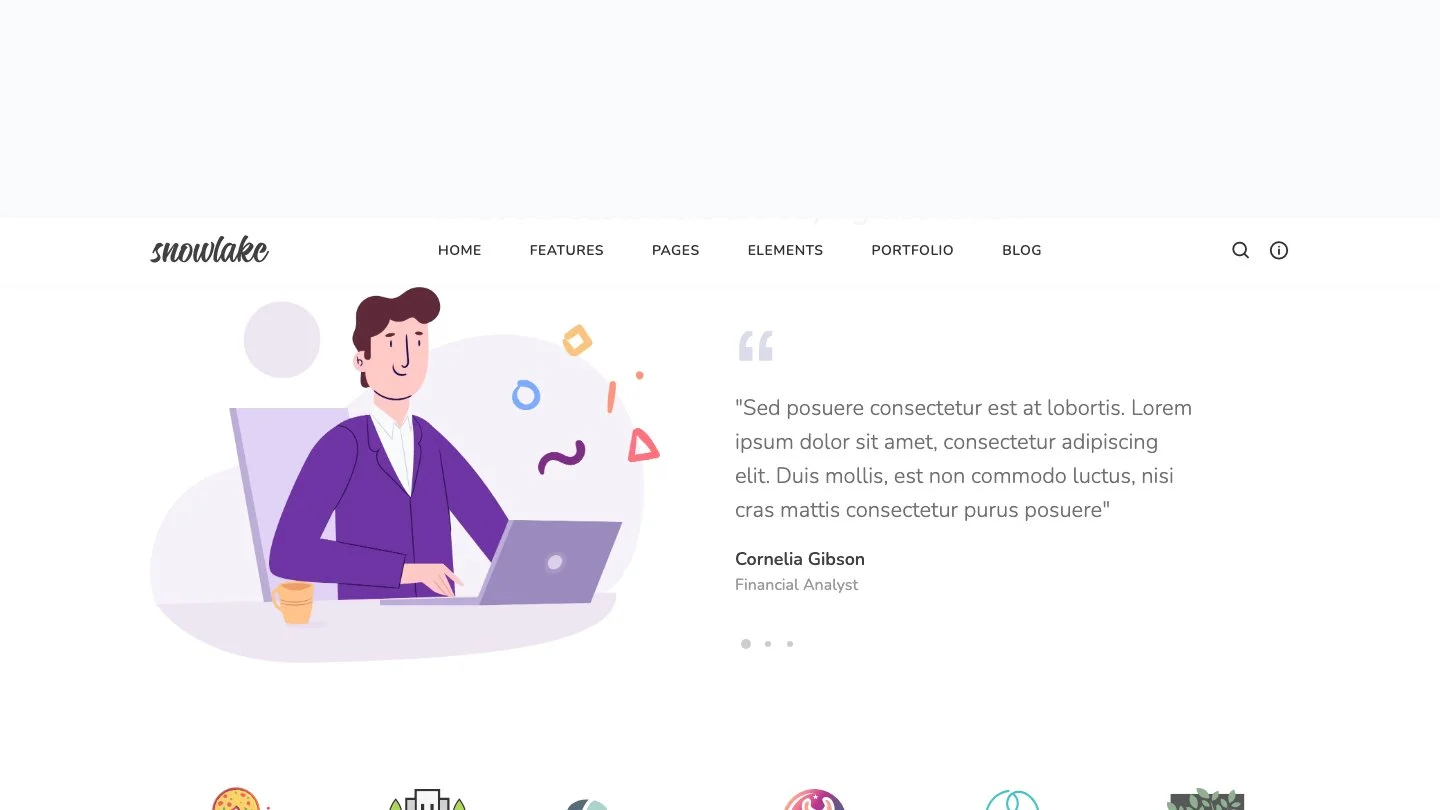 Snowlake Jekyll Theme screenshot 3