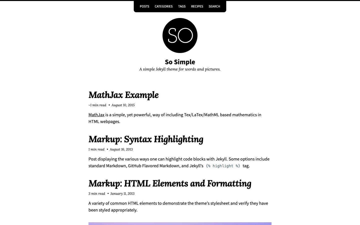 So Simple screenshot 1