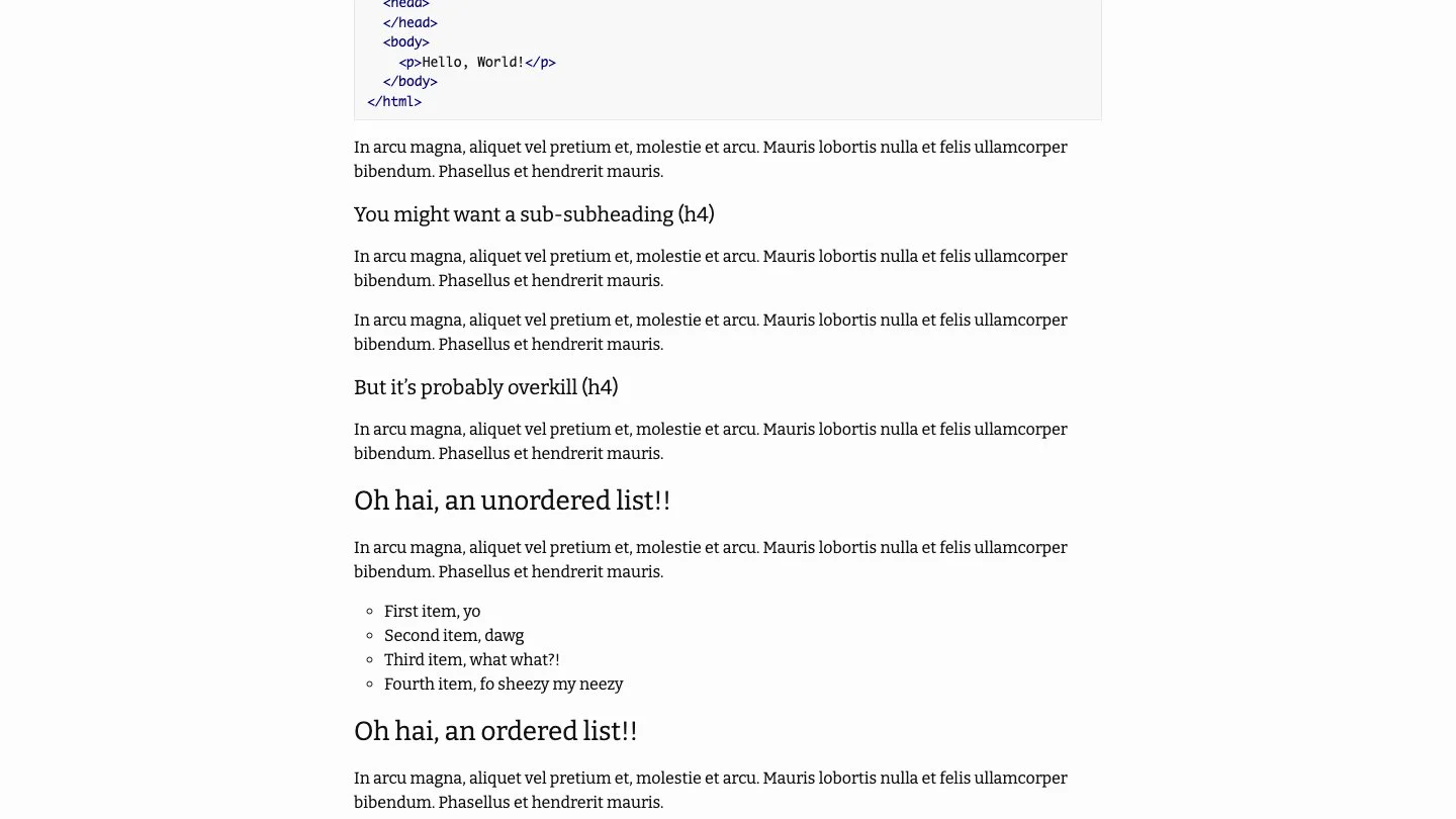 Whiteglass Jekyll Theme screenshot 2